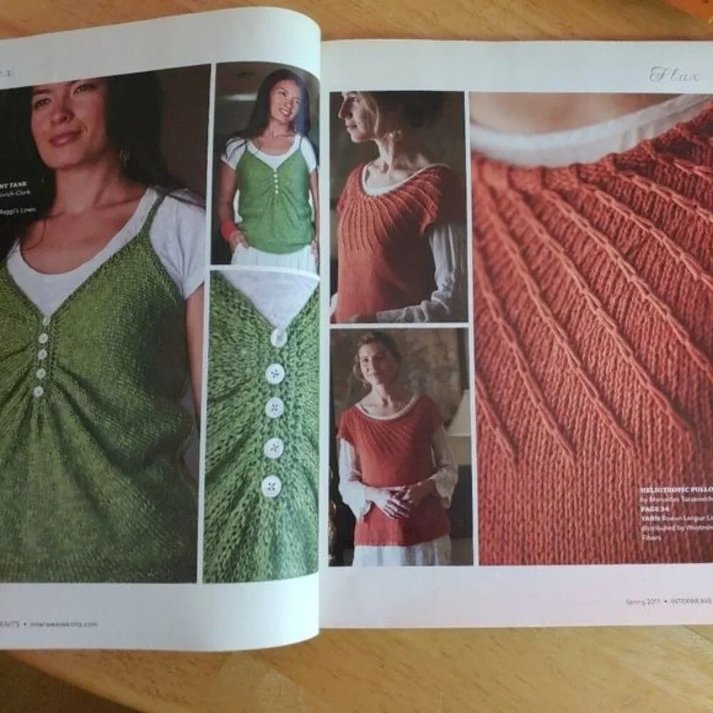 Spring 2011 Interweave Knits magazine22 knitting patterns